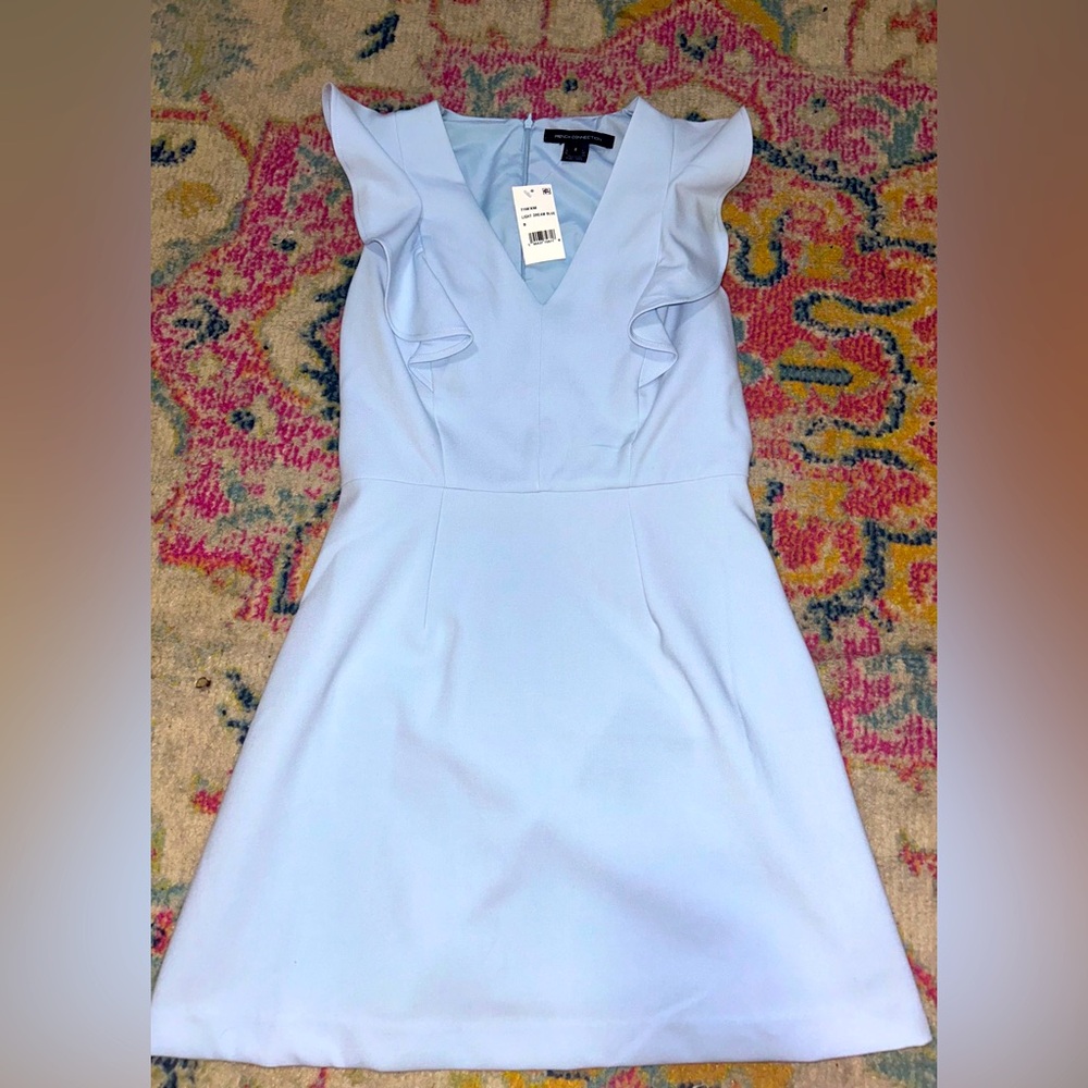 French Connection Whisper Ruffle Minidress